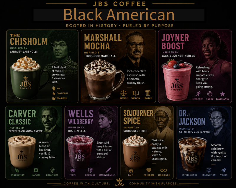 JBS Coffee Black American Coffee Menu